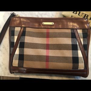 Burberry wristlet
